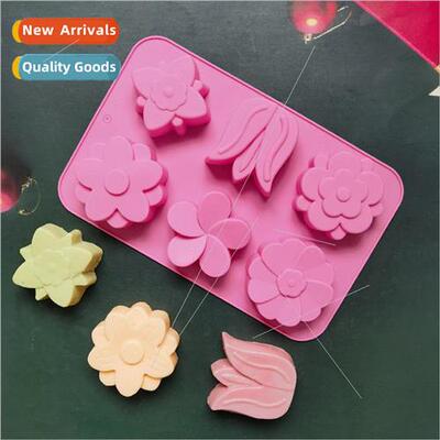 6 in 6 Tulip 345 Chocolate Molds Food Grade Baking Supplies