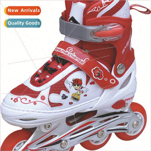 Adjustable kids inline roller skates, skates, all soft surfa