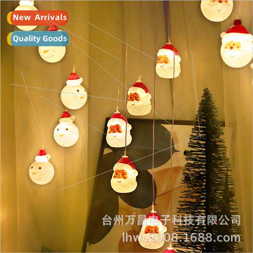 Solar wind chime lights wind spinning lights snowman old man