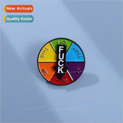 che design rotatable arrow carousel badge versatile rainbow