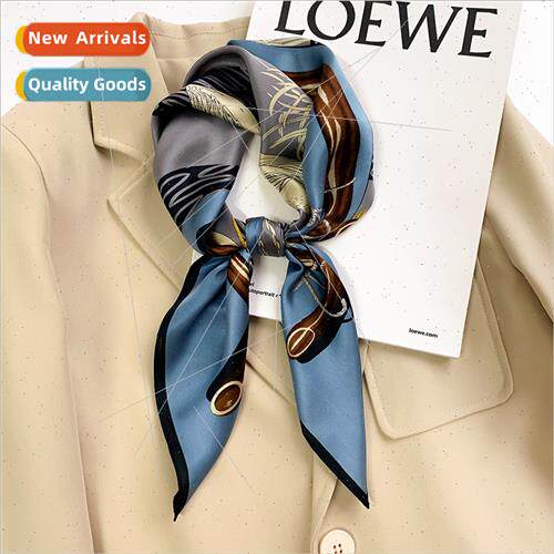 Europe Uned States chain fashion square scarf female silk 70