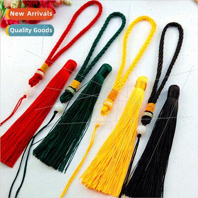 Glass beads handle rope trumpet spike matching DIY handmade