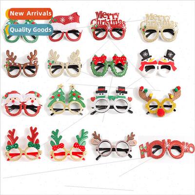 Christmas decorations prom party glasses adult children dres