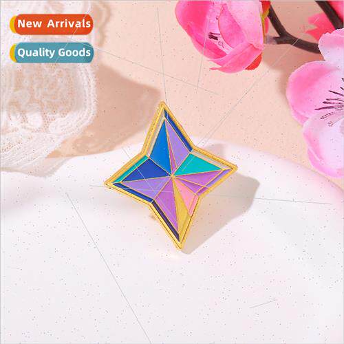 New cartoon badge colorful gemstone original stone imation e