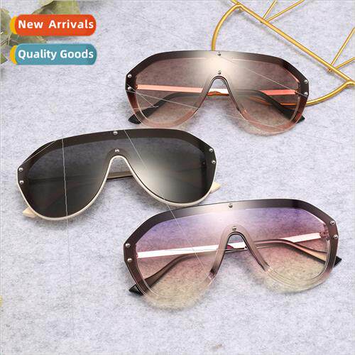 20032 large frame onePCS lens sunglasses women 2019 new fash