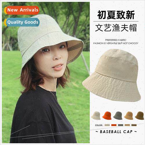 Korea 2023 summer new breathable sun hat large brim show fac