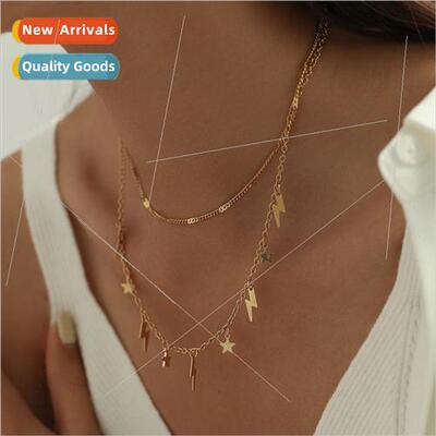 Europe necklace jewelry fashion set shooting nd multi-layer