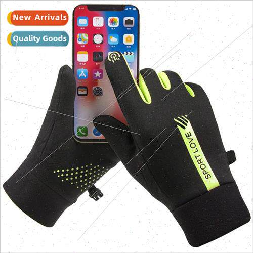 Fall winter gloves men women outdoor cycling -slip warm touc