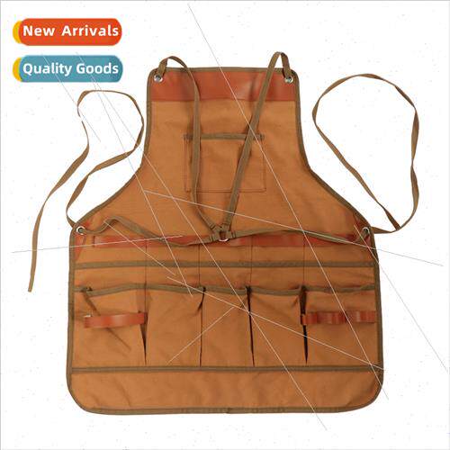 Outdoor Multifunctional Canvas Apron Camping BBQ Protective