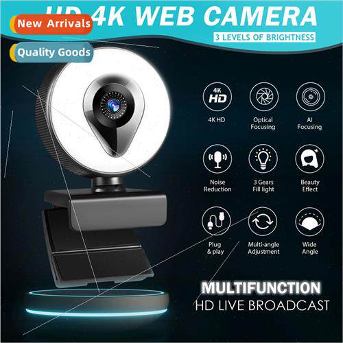 4k beauty auto focus 1080p computer camera hd touch usb live