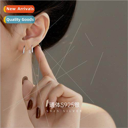 S925 silver earrings female 2022 new nd water drop ear hooks