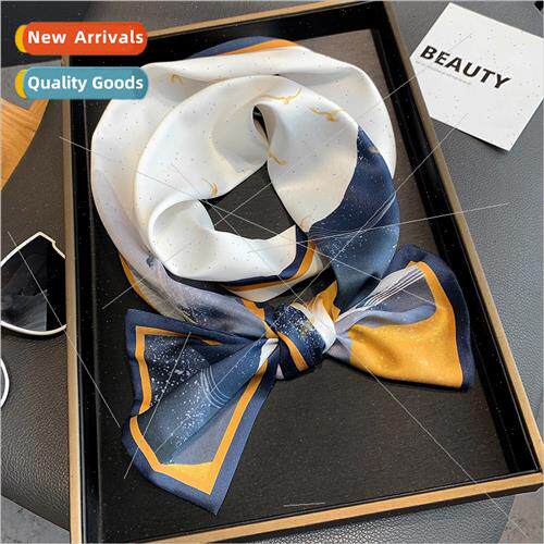 Retro fall winter new printing warm scarf women decorative n