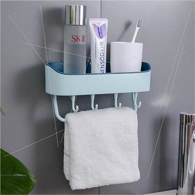 Drainage Shelf Kchen Two Color Non-Track wh Hooks Removable