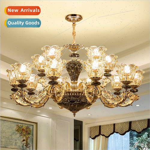 Europe living room chandelier modern simple atmosphere home