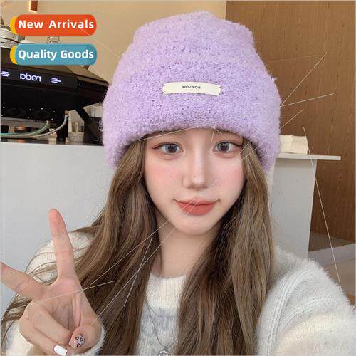 Woolen cap children fall winter wh big head circumference wo
