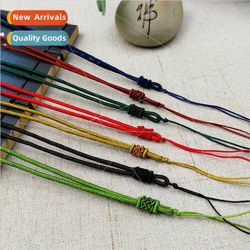 Mesh clasp necklace rope DIY handmade woven pendant lanyard
