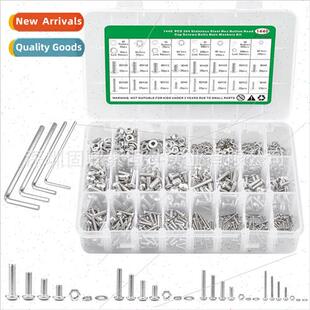 hexagon socket cap 1440pcs304 head screws nuts round