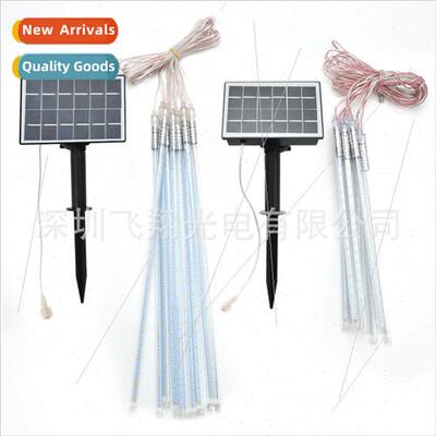 2020 New LED Solar Meteor Shower ght String Outdoor Landscap