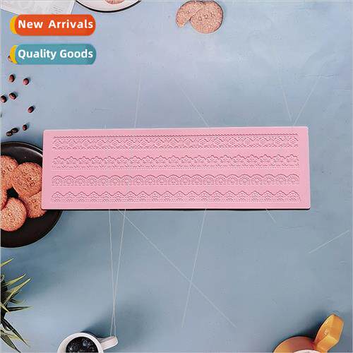 Lace 381-253 silicone mold cake lace embossing mold chocolat