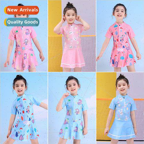 Childrens swimsus  girls small middle and large children sum