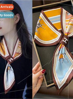Korea splicing steed spring summer double satin lazy cross d
