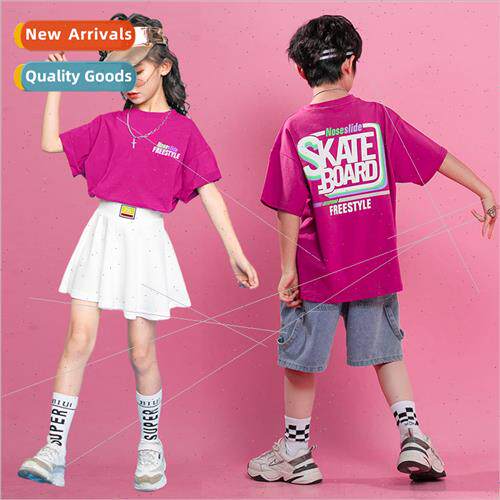 Childrens permance su set dance su boys hip-hop tide dress g