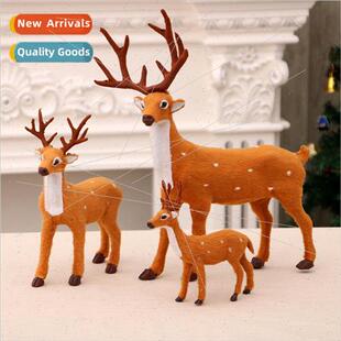 Decoration Plush Plum Ornament Toys Deer Christmas