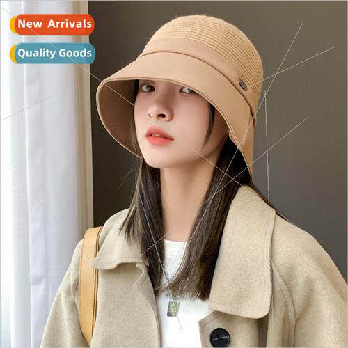 Fisherman cap female autumn winter new adjustable round top