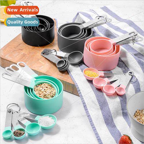 New stainless steel handle measuring cups measuring spoons 8