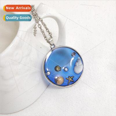 Korea  new necklace students shell starfish pendant personal