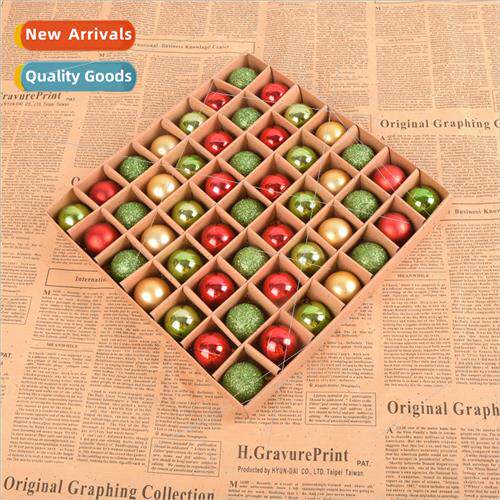 New Christmas decorations 3cm49PCS carton shaped Christmas b