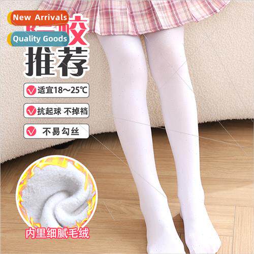Childrens dance socks female thin velvet pantyhose fall bott