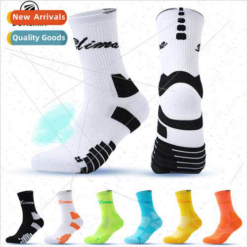 Ele basketball socks mens mid-length high top training thick