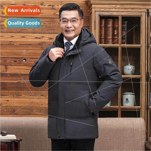 Down jacket men winter thickened warm cold jacket tide Ameri