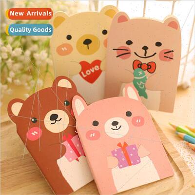Cute bear notepad creative cartoon stationery notebook car l