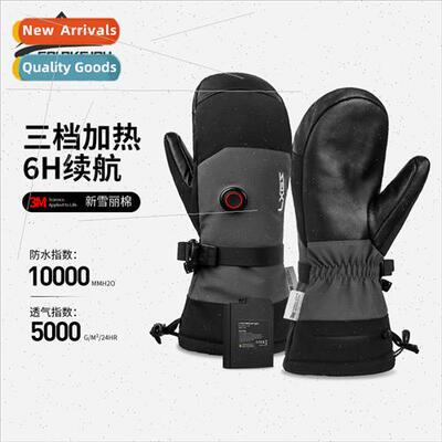 Winter smart heating gloves goatskin wear-resistant -slip 3M