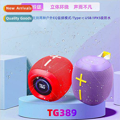 New TG389 Bluetooth Speaker Outdoor Dual EQ Audio Mode TWS C