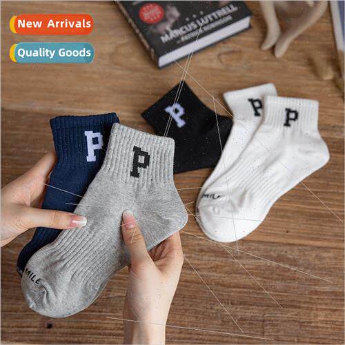 Autumn new tide socks couple short socks retro Europe Uned S