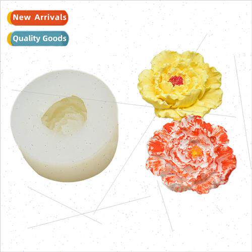 DIY Baking Peony Flower Flip Cake Chocolate licone Mould qui