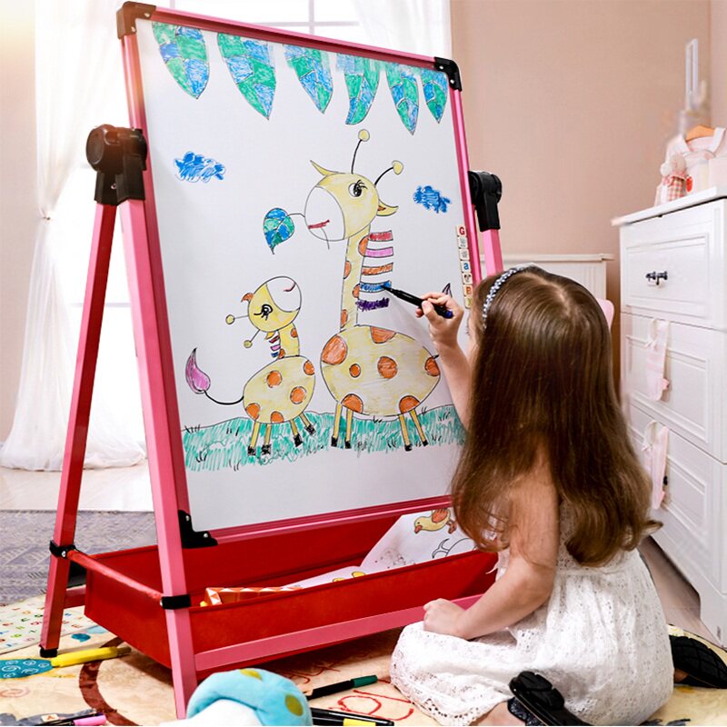 pupil Easel children Drawing board Scaffolding Lifting Blackboard Pen Graffiti write household magnetic baby Whiteboardin the Toy/Childs/Puzzle/Building block/Model , Painting Supplies , Sketchpad  category - from Buy2taobao.com to provide professional Taobao agent buy service