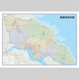 南通市地图电子版设计素材文件