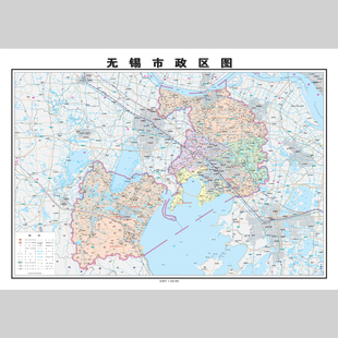 无锡市地图电子版设计素材文件