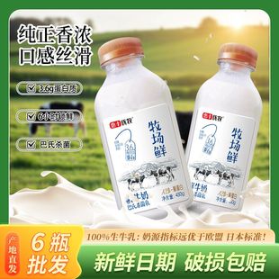 惠丰优牧牧场鲜桶装鲜奶3.6g蛋白纯牛奶低温学生牛奶