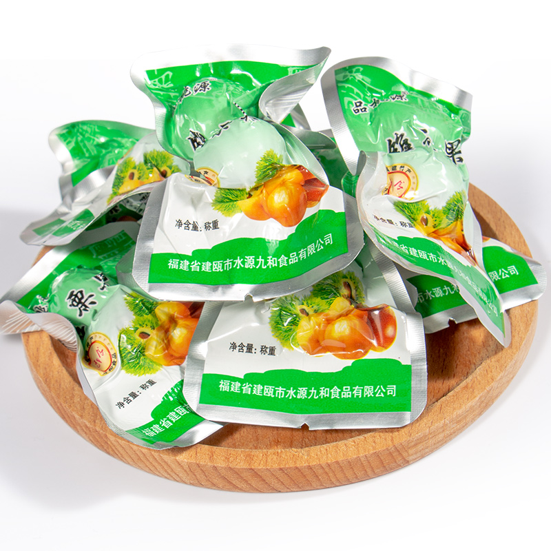 建瓯锥栗水源九和无添加锥栗仁免剥壳袋装即食2粒装称重500克零食