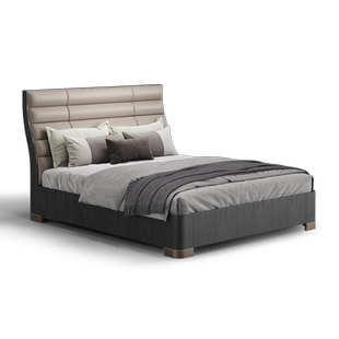 COOMO楷模家具好莱坞弗洛伊德1.8米床主卧双人大床意式高端床