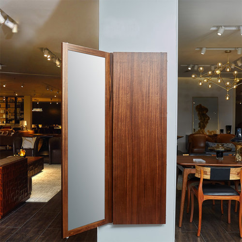 楷模全身落地镜折叠壁挂