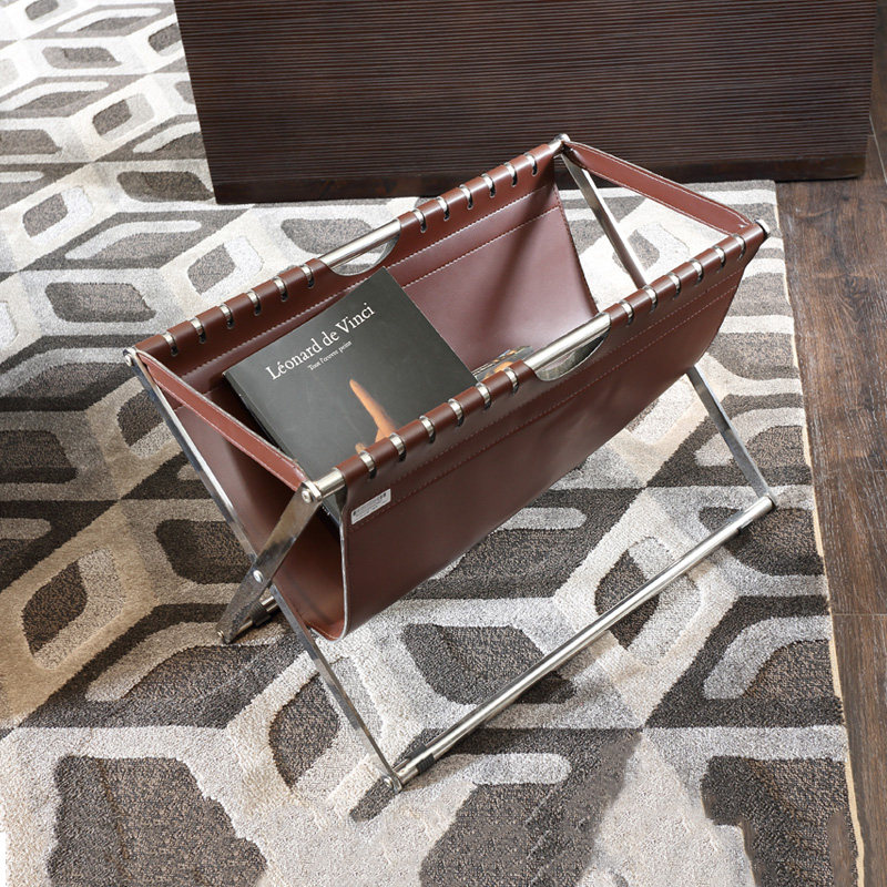 楷模 大普-dk25书报架可移动不锈钢展架立式落地式金属书架置物架