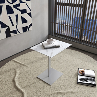 楷模-大普富尔边几轻奢岩板边几小茶几大理石客厅沙发角几简约