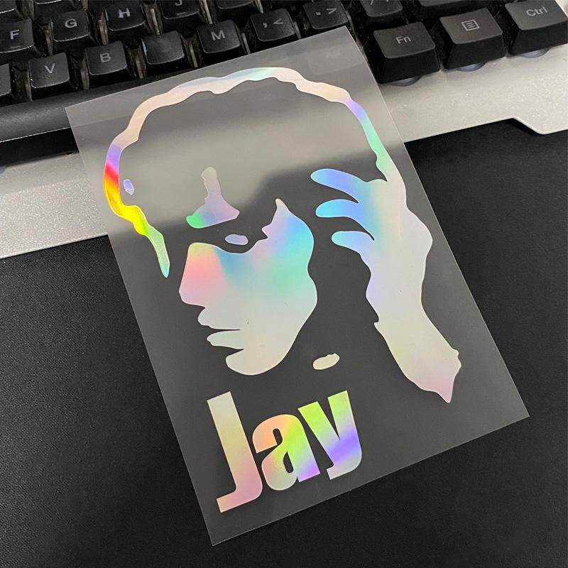 周杰伦车贴个性窗贴JAY明星周边贴纸贴画汽车身贴应援氛围感小贴