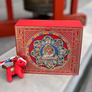 北京雍和有福2026马年福盒小红马挂件马上有福故宫对联冰箱贴春节